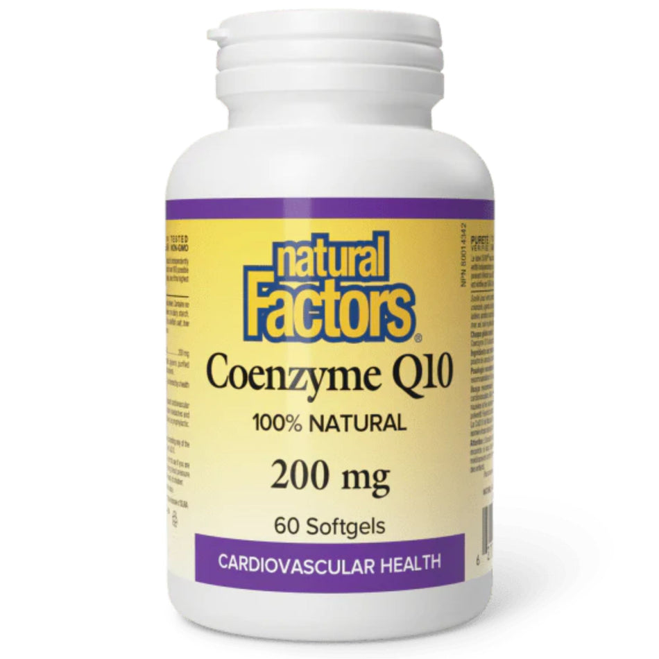 Coenzyme Q10 (60 softgel kapslar, 200mg)