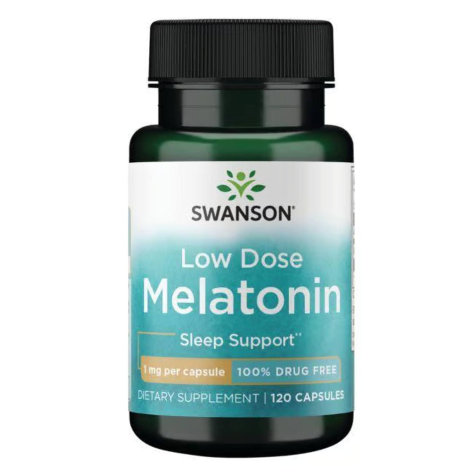 Melatonin (120 kapslar, 1 mg)