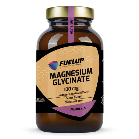 Magnesium Glycinate (120 Veg. Caps, 100mg)