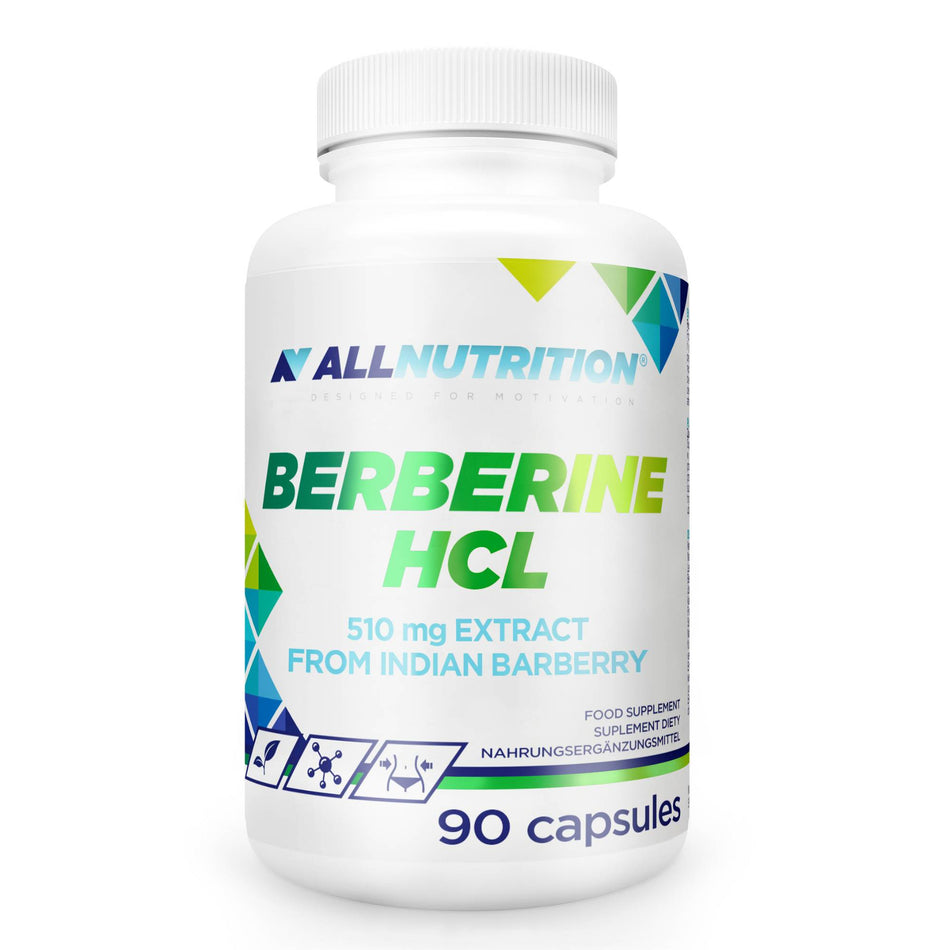 Berberine Hcl (90 Caps, 500mg)