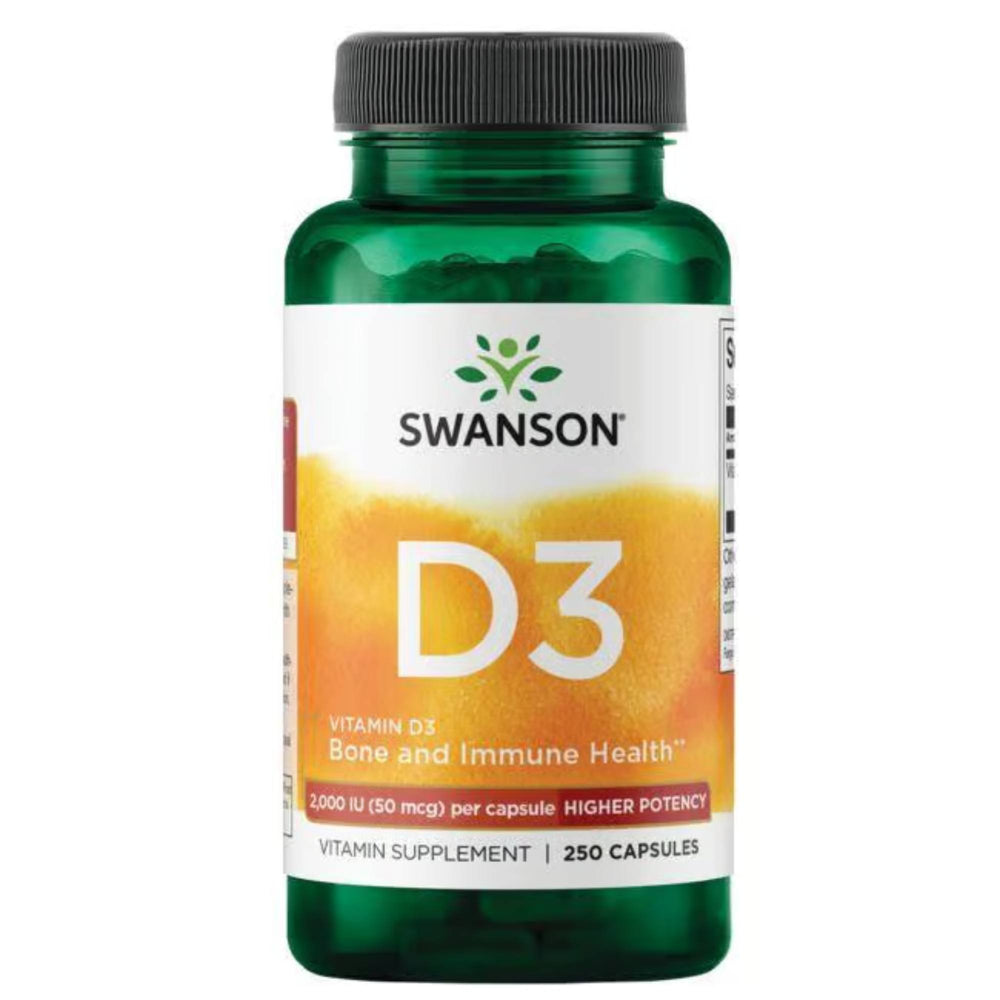 Vitamin D-3 2000 (250 kapsler, 50 mcg)