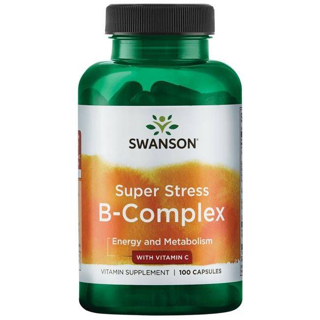 SW920 -  Super Stress B-Complex with Vitamin C (100 Caps) 