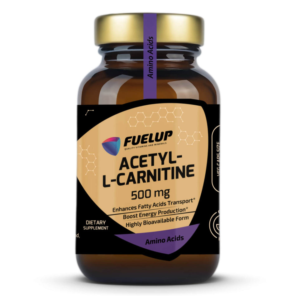 Acetyl L-Carnitin (60 Veg. Kapslar, 500 mg)