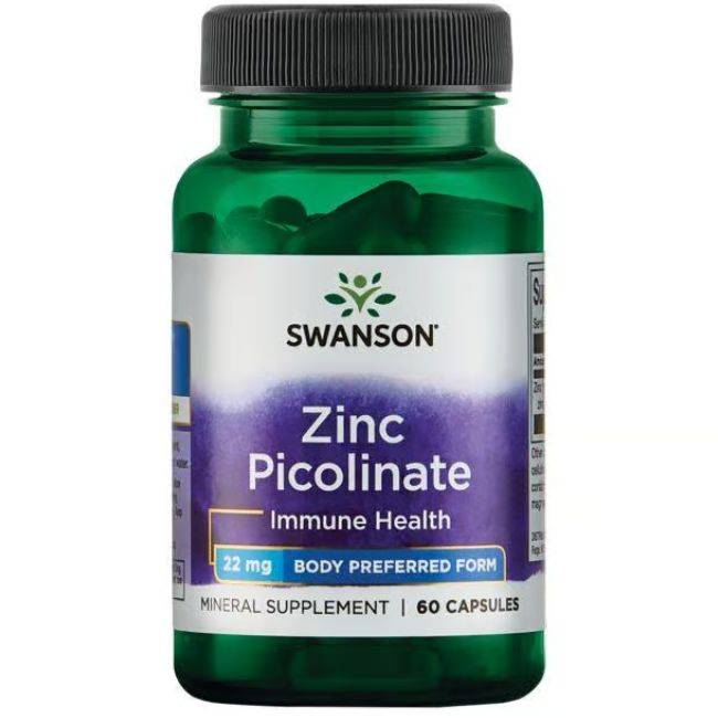Zink Picolinat (60 kapsler, 22mg)