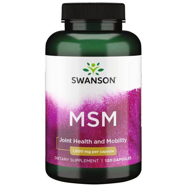 MSM (120 kapsler, 1000 mg)