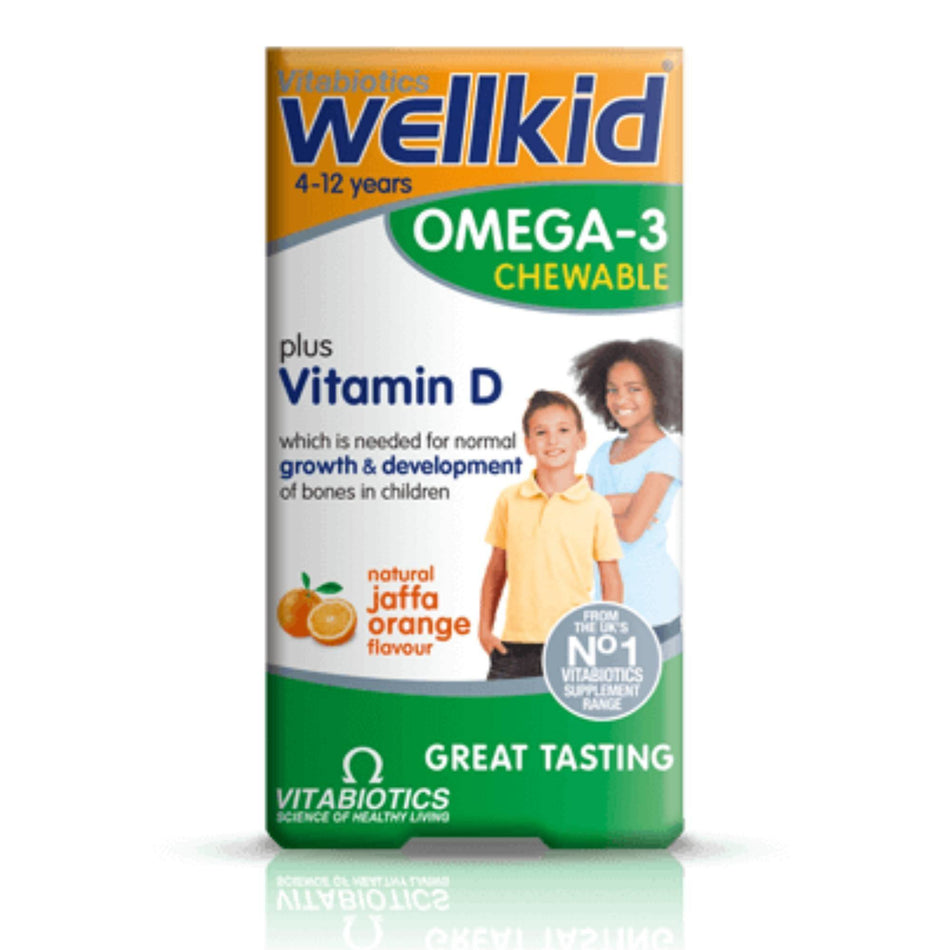Omega-3 Chewable (60 Capsules, Orange)