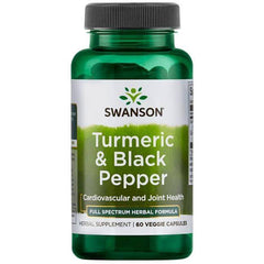 Turmeric & Black Pepper (60 V-Caps, 600mg)