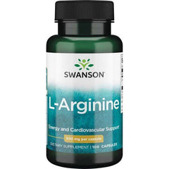 L-Arginin (100 kapsler, 500 mg)
