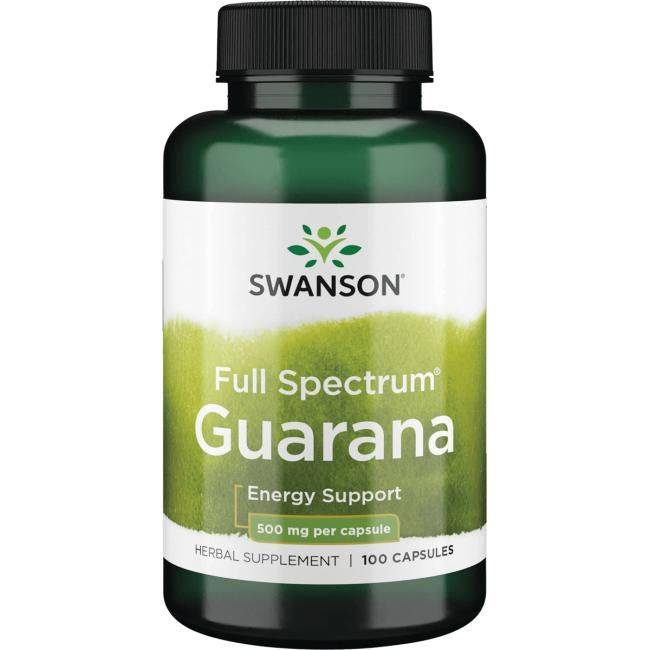 Guarana (100 kapslar, 500 mg)