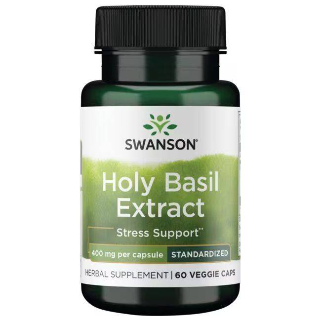 Holy Basil Extract (60 Veg. Kapsler, 400mg)